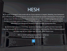 Tablet Screenshot of hesh.co.uk